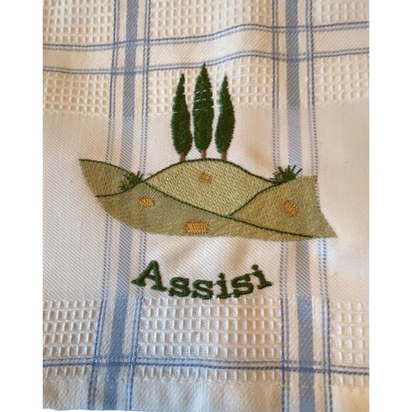 Italian Hand Towel 100% Cotton Assisi 28 1/4” x 18” Chianti Distribution - Picture 5 of 13